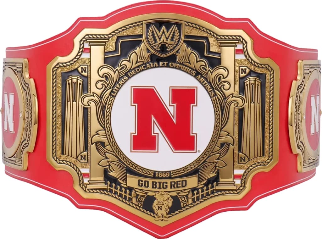 Nebraska Huskers WWE Legacy Title Belt